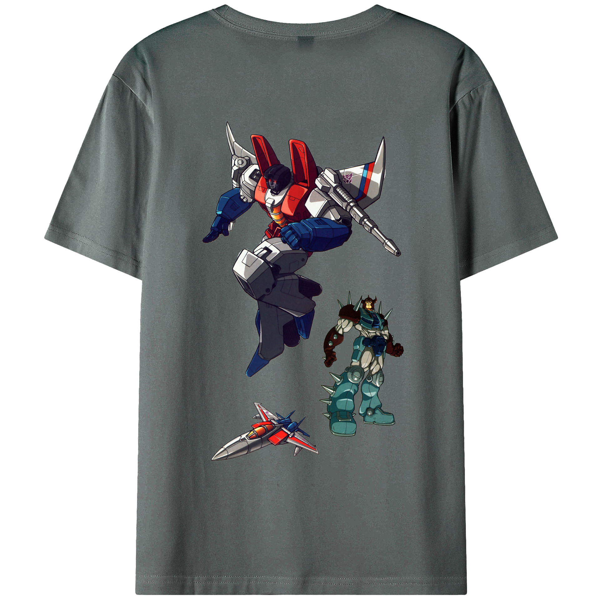 （画像用）  綿100％ メンズ半袖Tシャツ（バックプリント） 通気性